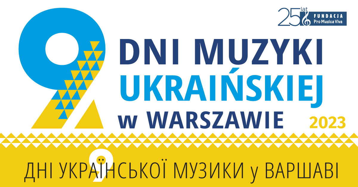 event-9 Дні Української Музики в Варшаві-2023-09-03 19:00