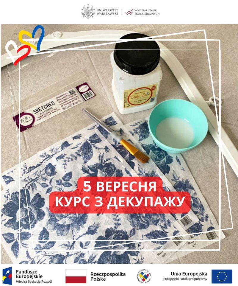 event-Курс з декупажу від Варшавського університету-2023-09-05 12:00
