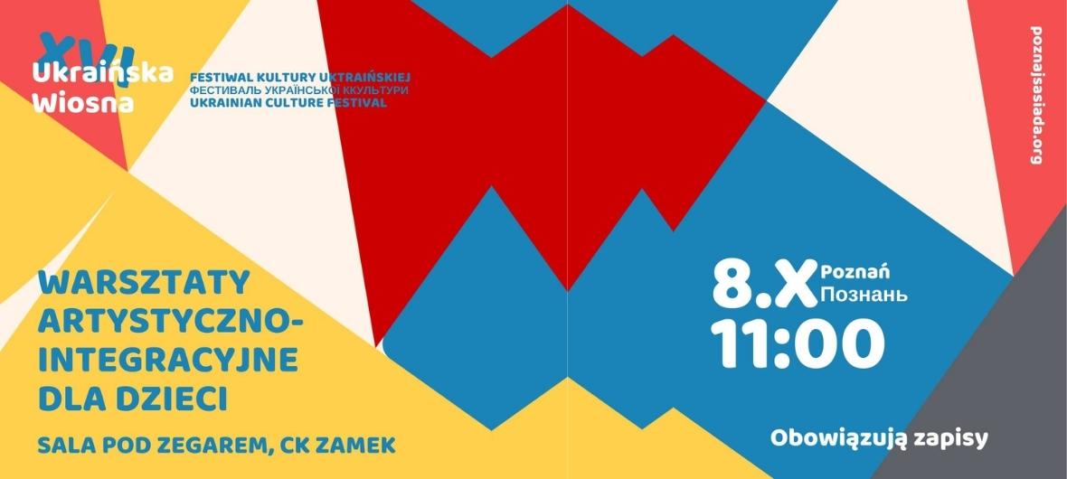 event-Мистецькі та інтеграційні майстерні для дітей у Познані-2023-10-08 11:00