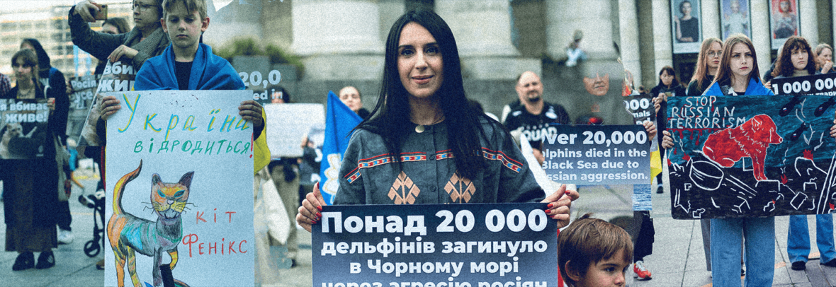 Варшава. Марш проти екологічних злочинів Росії