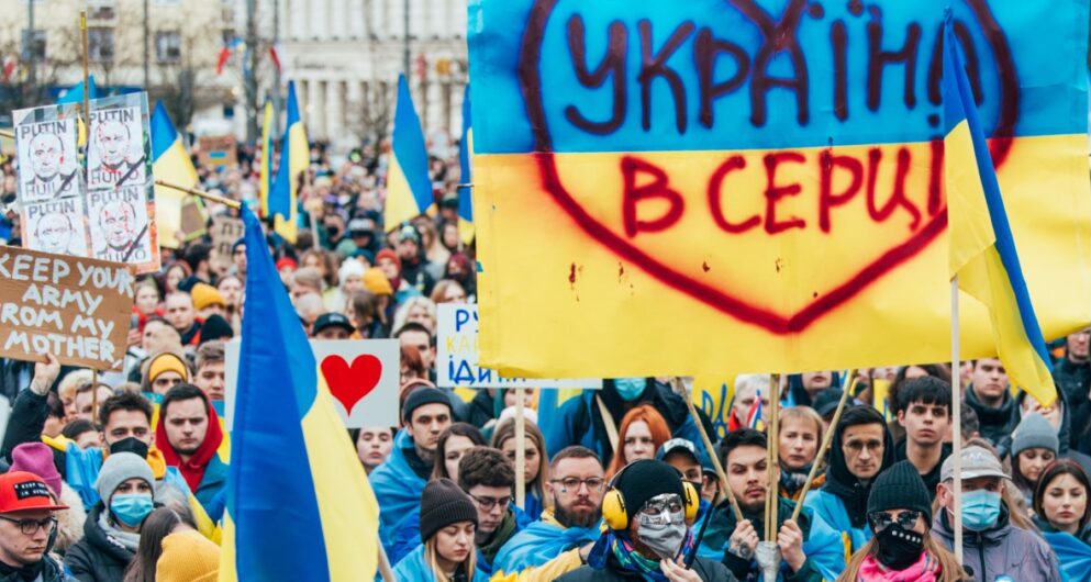 Мітинг на підтримку України у Познані